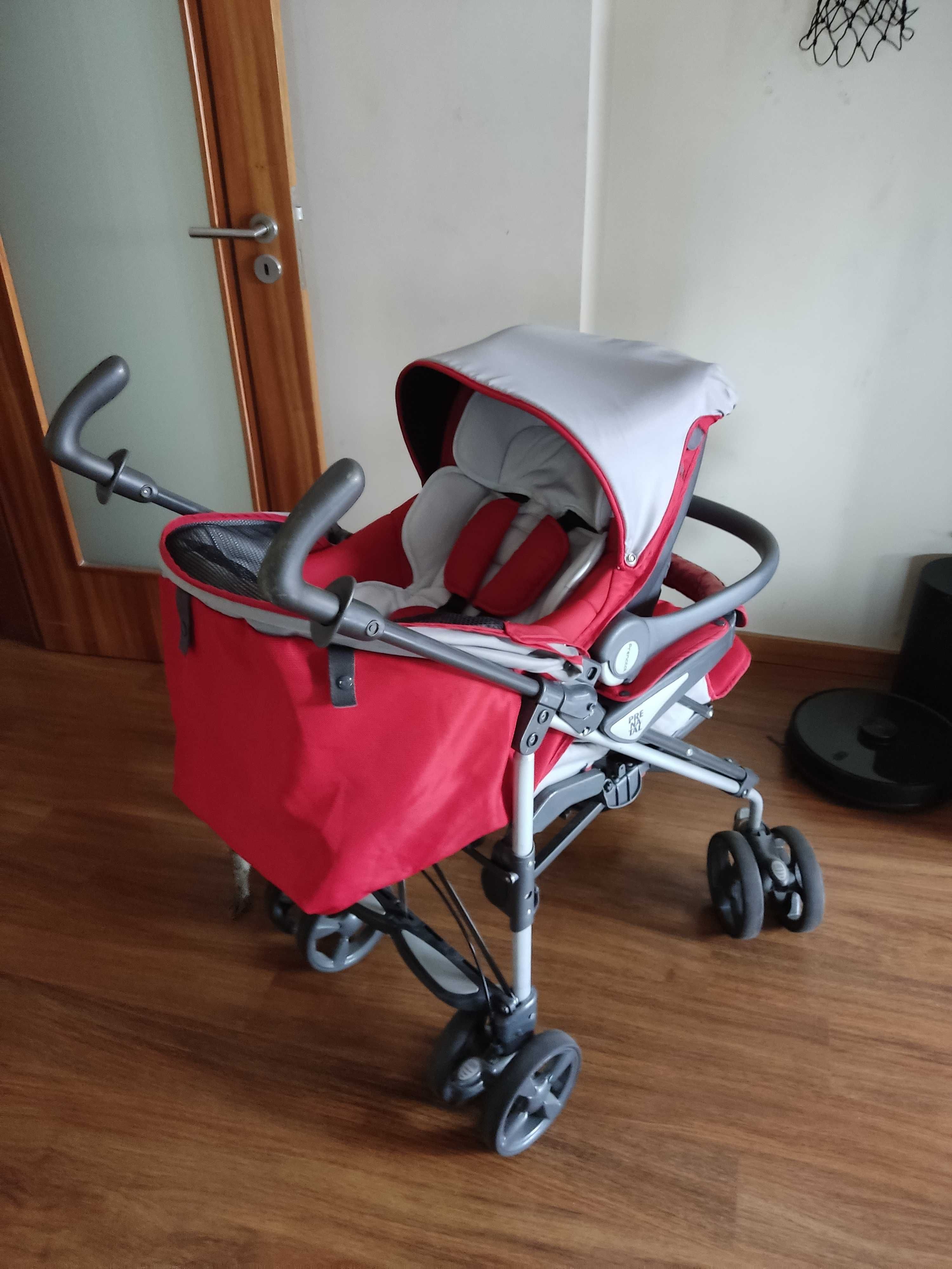 Carro de passeio para bébé e ovo marca pré natal