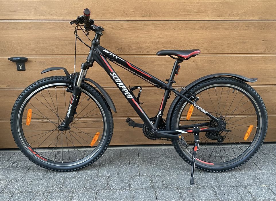 Rower Kross Affix Sport Scrapper XS 26” czarno-czerwony