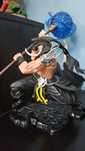 Anime One Piece Barba Branca 25cm novo sem caixa com luzes