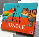 Axel Scheffler's Flip Flap Jungle kreatywna zabawa po angielsku