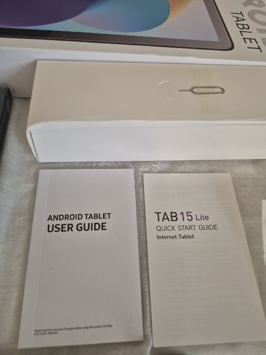 Tablet Tab 15 Lite 11'' Cali HD Android 14 WiFi 5G 128/4GB