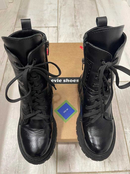 ЧОБОТИ дитячі, шкіряні, 34 розмір