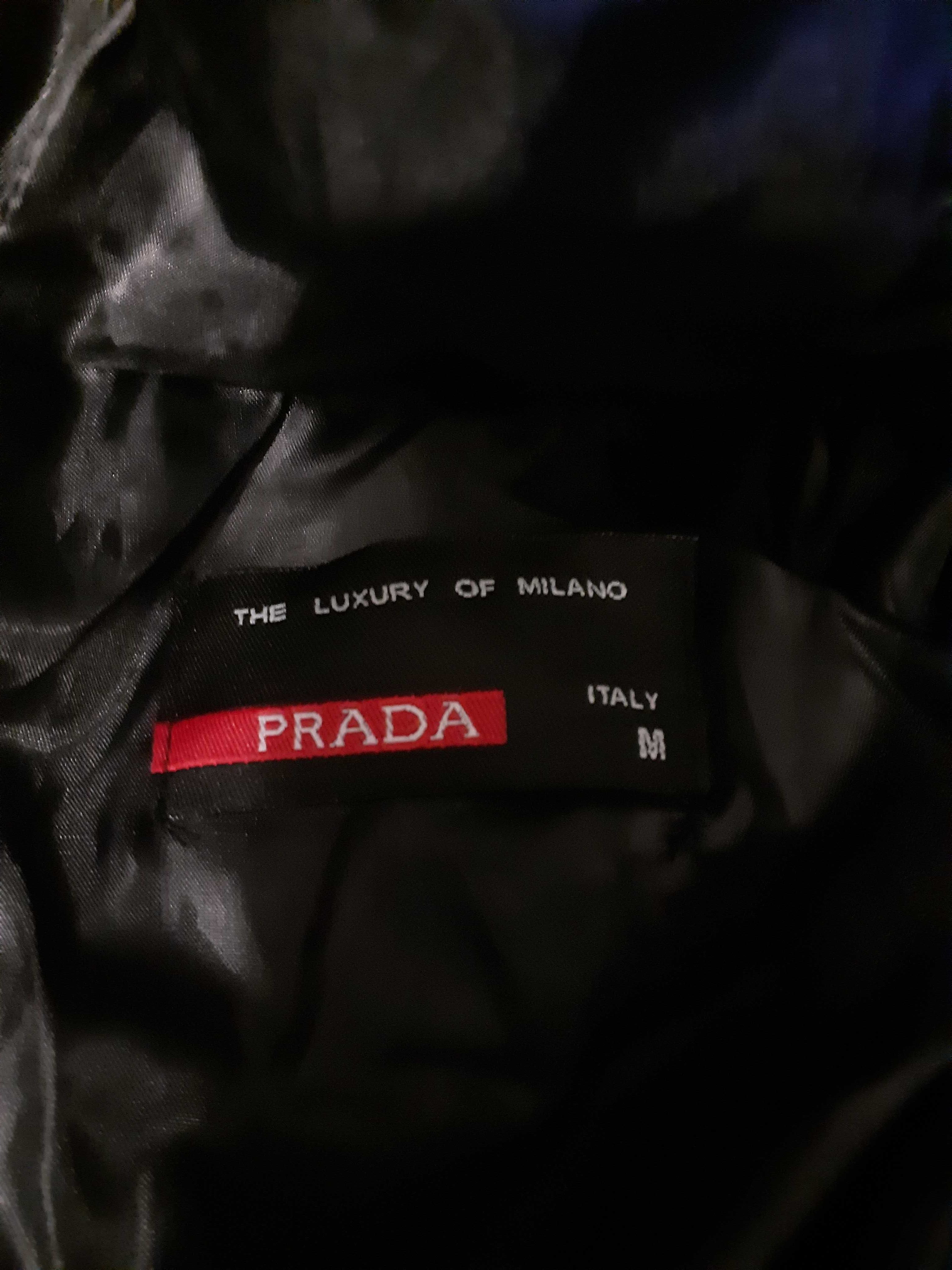 Kurtka czarna Prada Nowa M Unisex