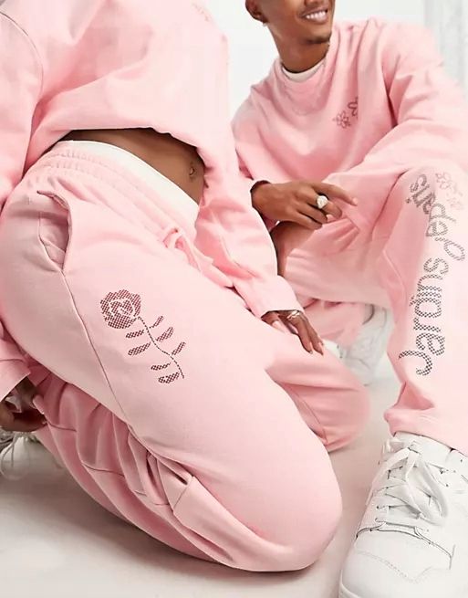 Asos Design Xl Różowe Joggery Unisex R7845