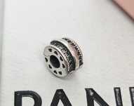 Charm's srebrny otwierany serduszka S925