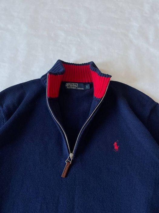 Ralph Lauren 1/4 Zip Pullover зипка 1/3 кофта свитер худи ральф лаурен