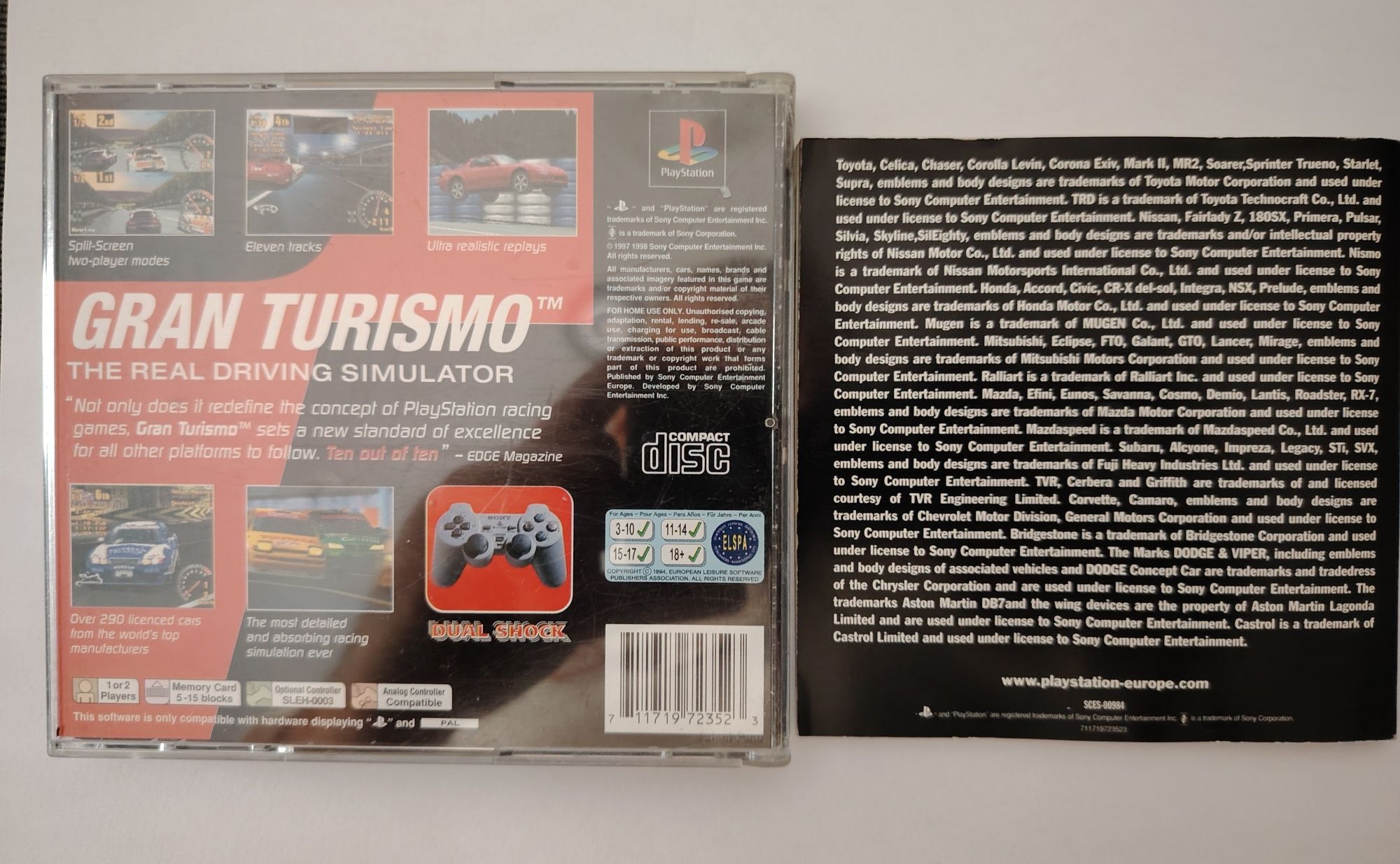 Gran Turismo PAL - PS 1