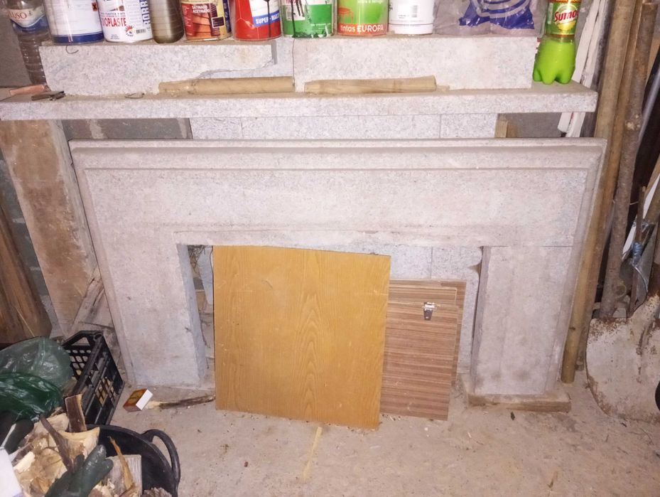 Lareira nova em granito