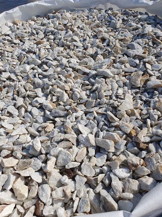 Kwarc Ivory piękne kamyki ogrodowe ozdobne kamienie ogród grys