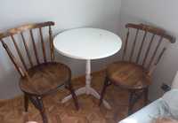 Sprzedam fikuśny zestaw mebli stolik i 2 krzesła - do odświeżenia