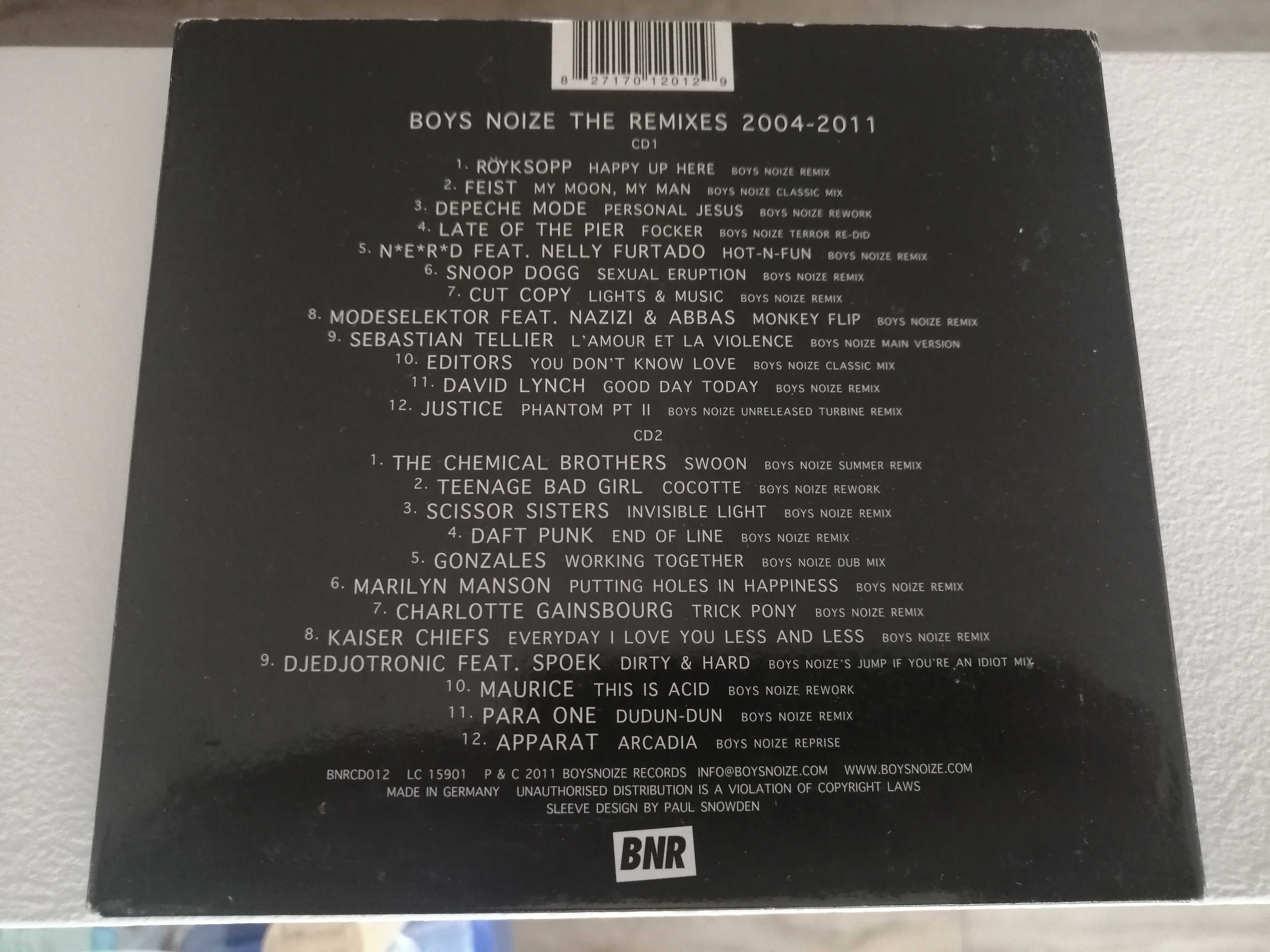 Boys Noize - The Remixes 2004 - 2011 2CD [Boysnoize Records]