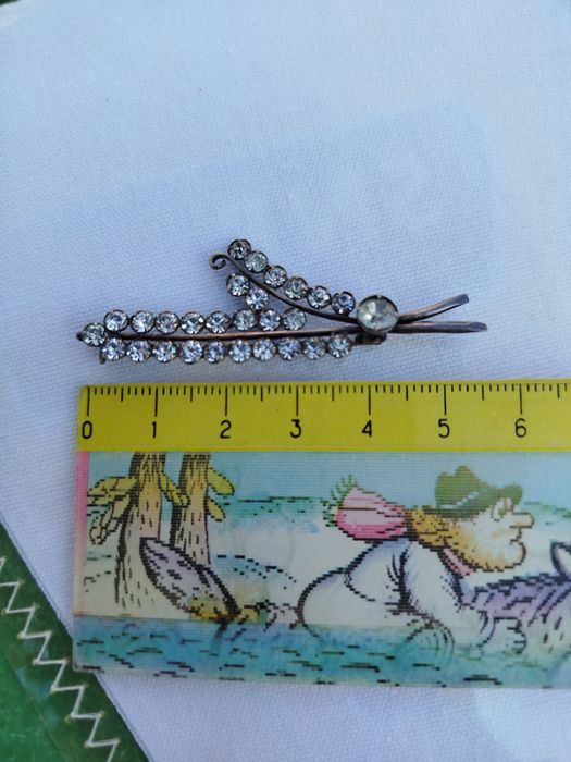 Брошка срібло 875⁰ зірка