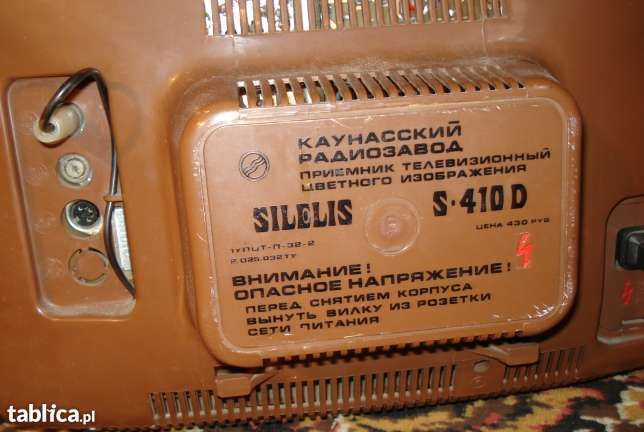 Telewizor SILELIS S-410D z lat PRL