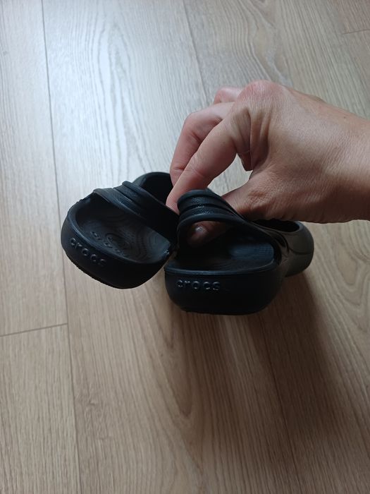 Baleriny damskie Crocs czarne rozm. 37