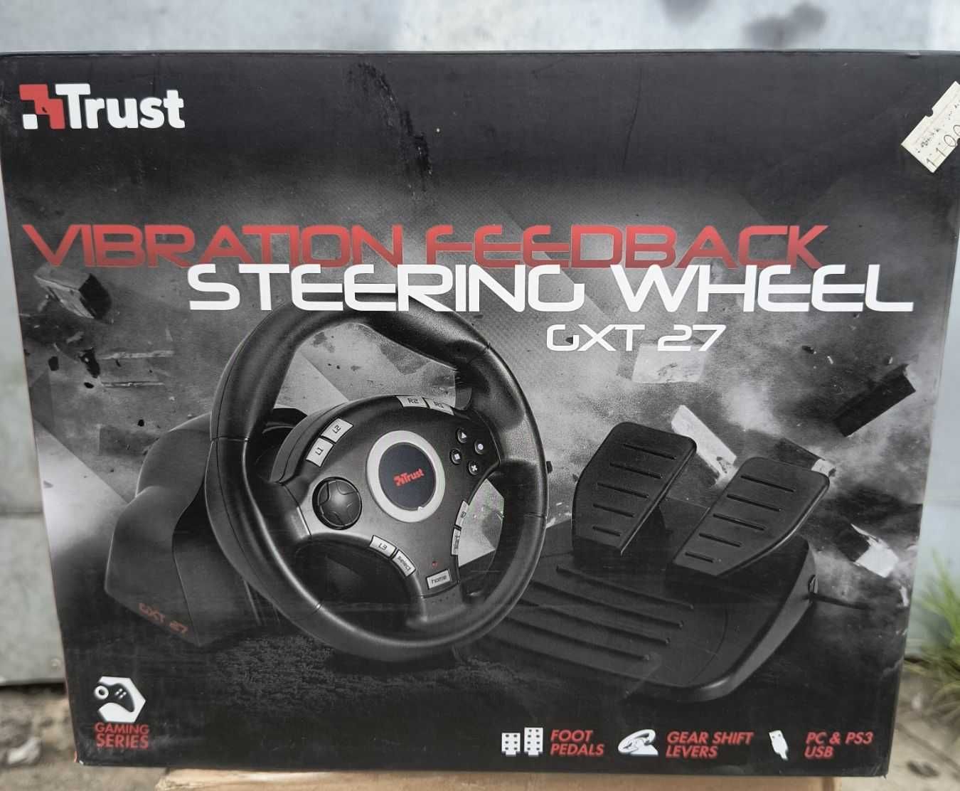кермо Trust GXT 27 Force PC/PS3 Black