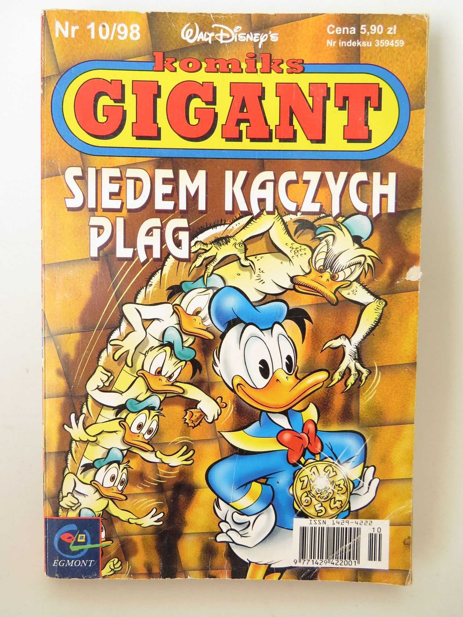 Komiks Gigant Disney Siedem plag kaczych 1998