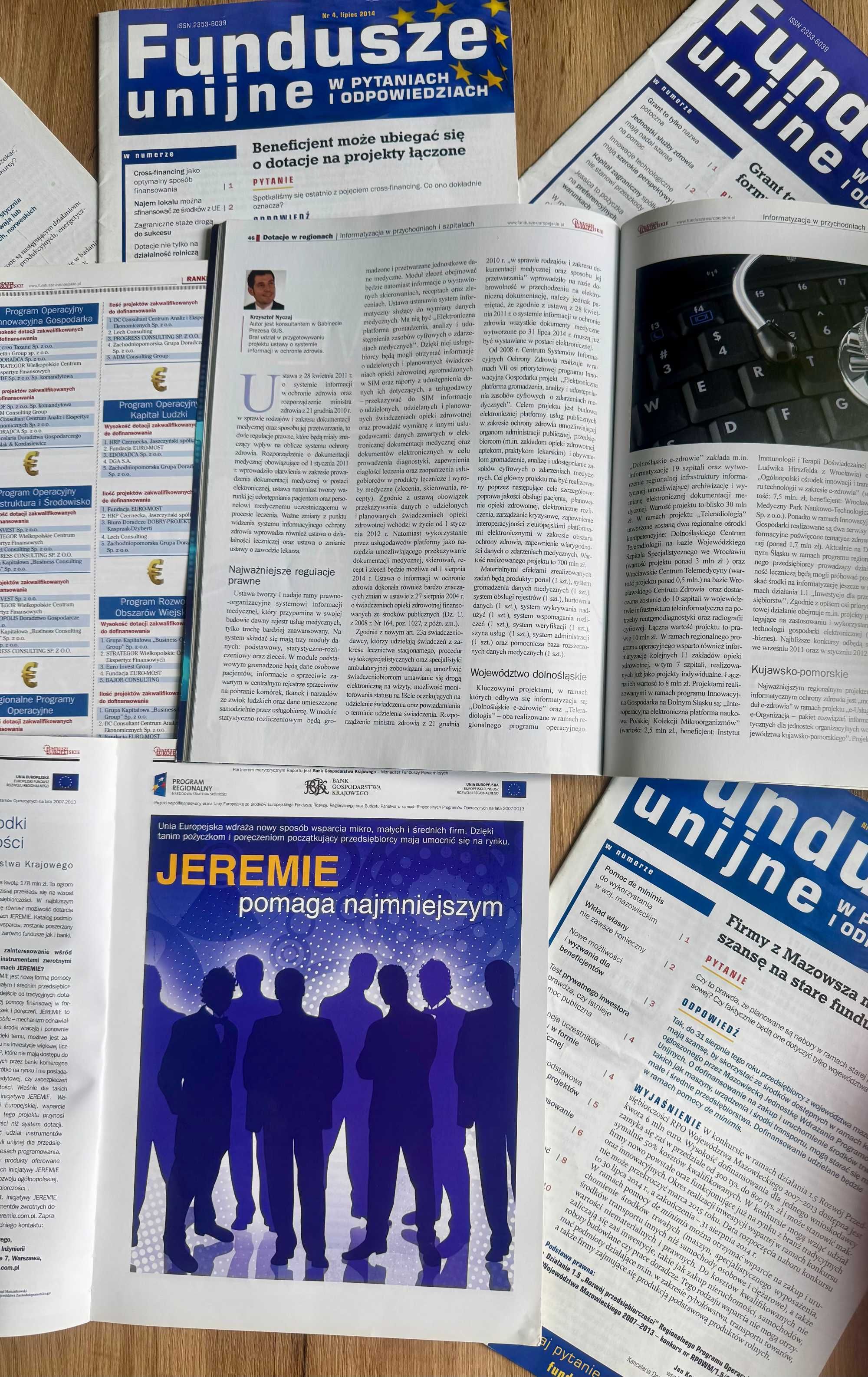 Super Zestaw Czasopism - Fundusze Unijne - Dotacje - Dofinansowania