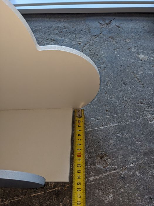 Półka chmurką pokój dziecięcy