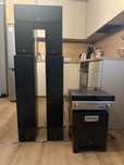 Zestaw kina domowego audio kolumny amplituner yamaha 5.1 mocny