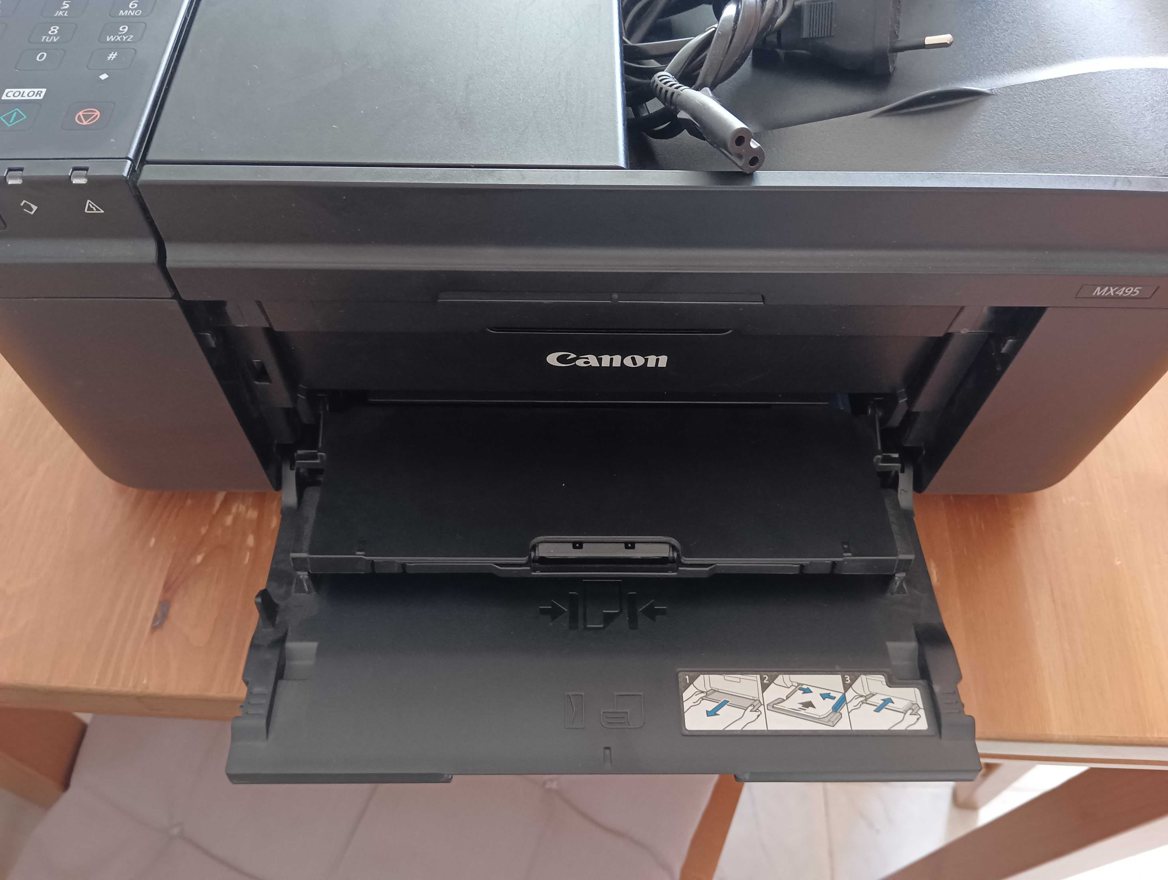 Impressora multifuncoes com fax canon mx495