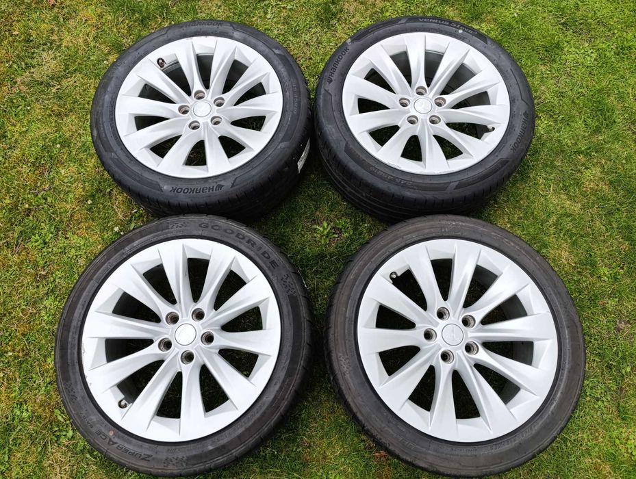 4x Koła Lato Felgi TESLA S LIFT X Oryginalne 245/45/19 jak NOWE