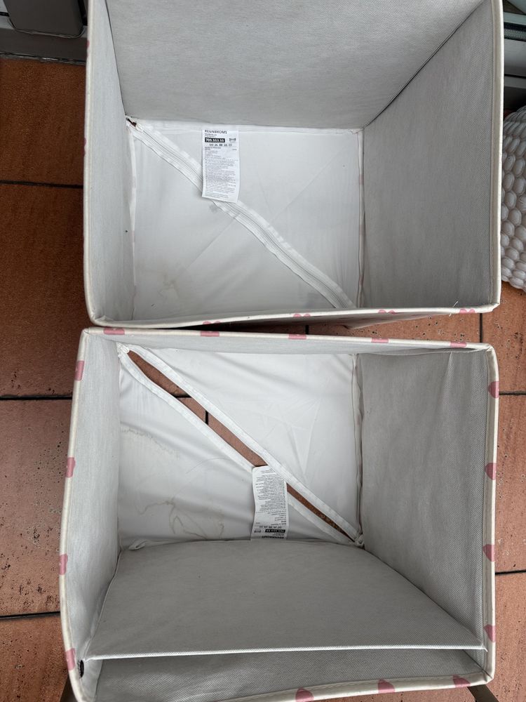 Pojemniki Ikea rozkładane pudełka