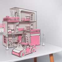 Іграшковий комплект дім лол гараж ляльковий будиночок меблі машинка
