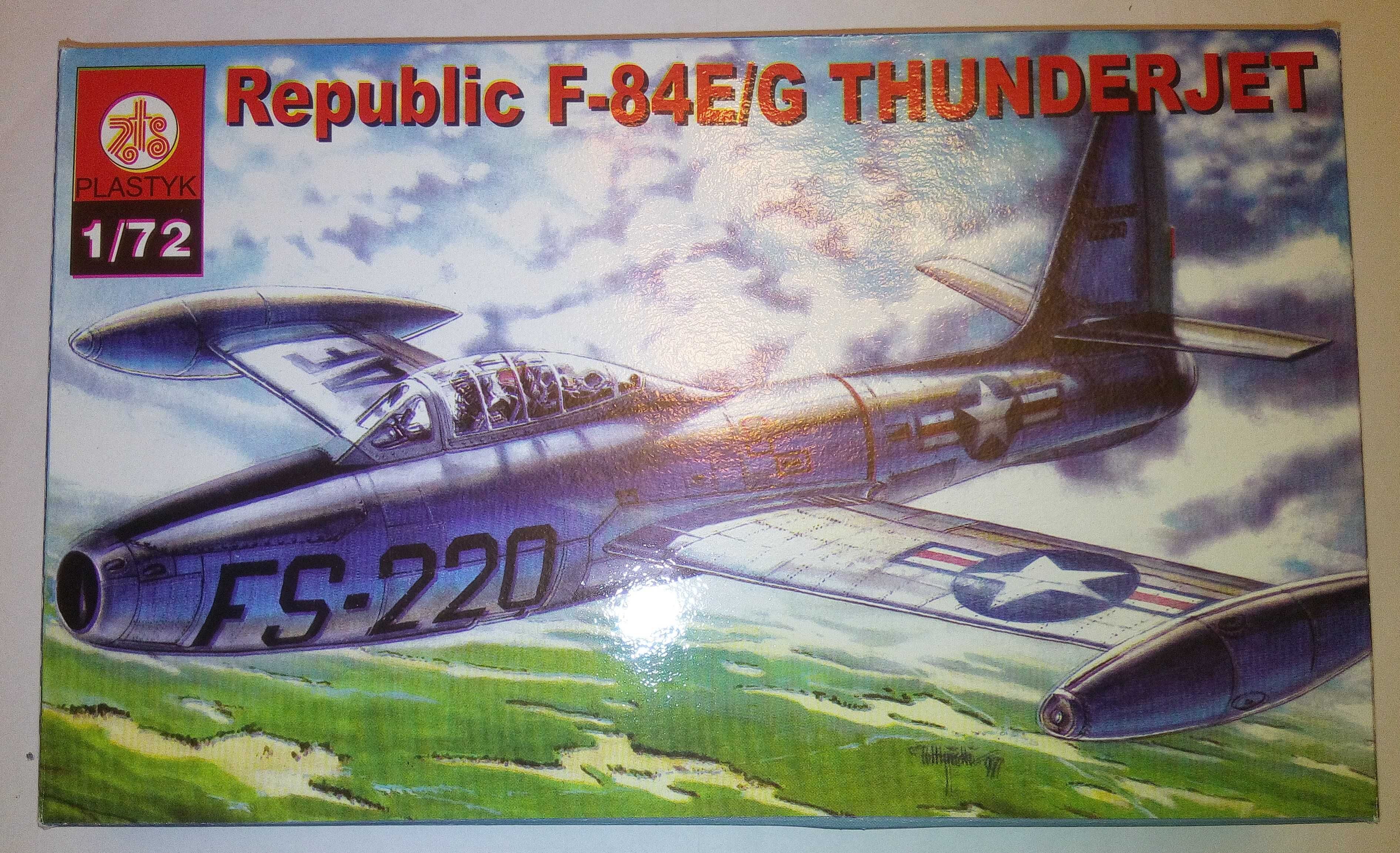 Сборная модель   F-84E/G Thunderjet  1/72  Plastyk
