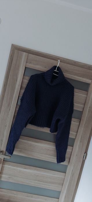 Sweter z golfem z domieszką wełny Mohito roz S