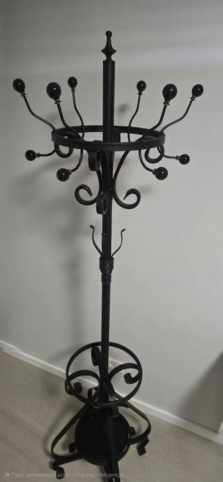Wieszak stojący metalowy almi-decor