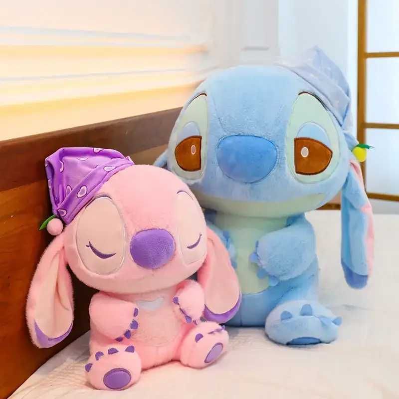 Мягкая игрушка Disney Стич 33 см сонный с колпаком
