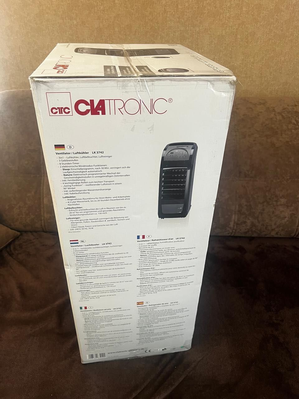 Кліматизатор - кондиціонер 3 В 1 Clatronic LK 3742