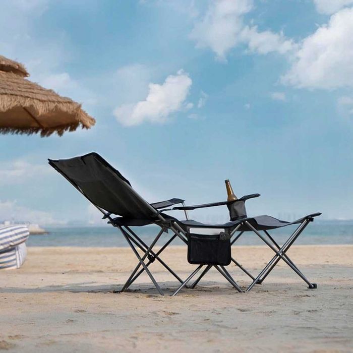 Apollo walker Krzesło kempingowe, leżak z oparciem do 150kg, A-.