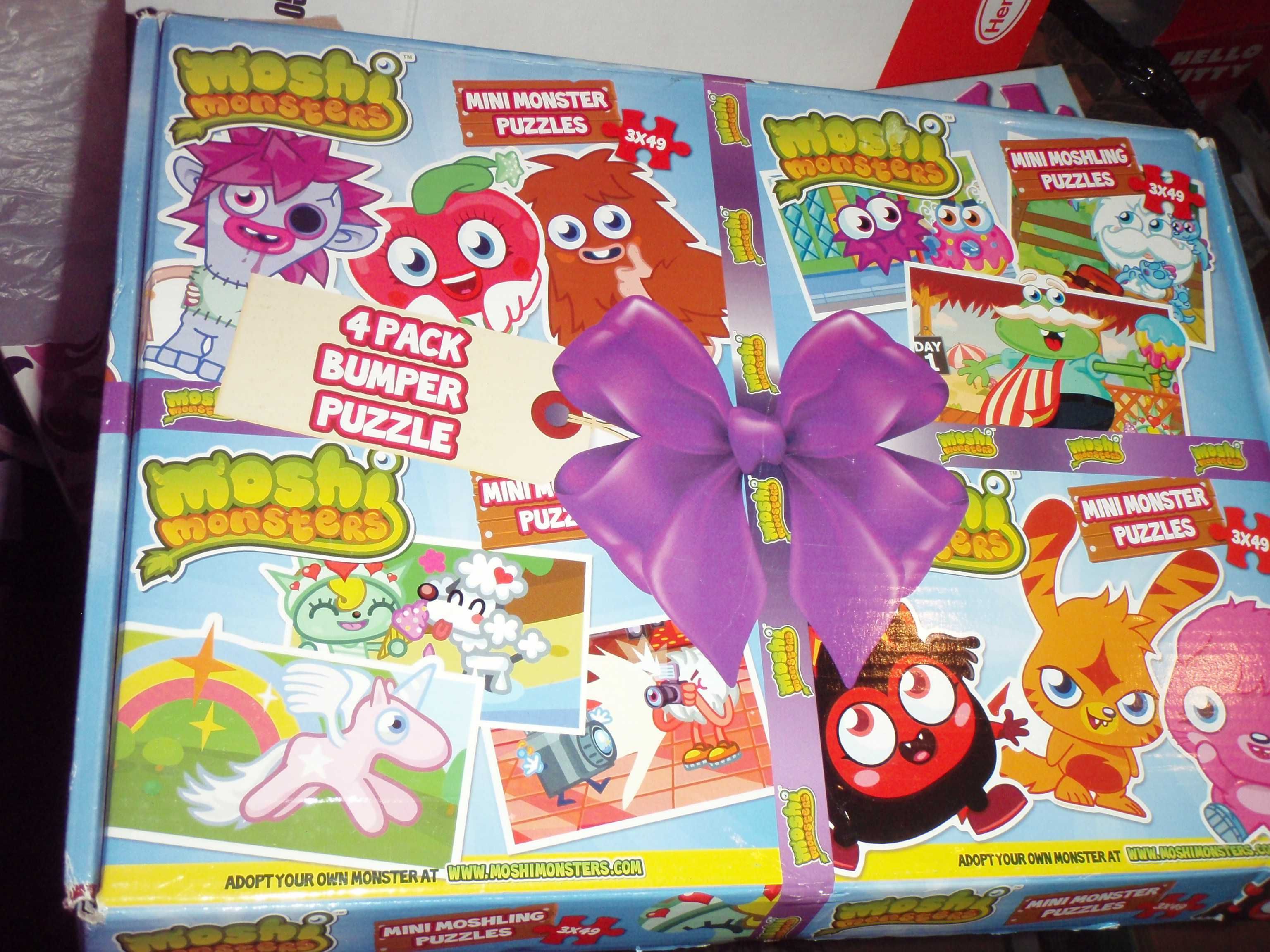 Puzzle MOSHI MONSTERS 12 układanek po 49 elementów
