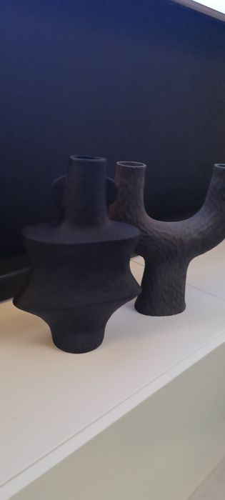 Wazony H&m czarne ceramiczne