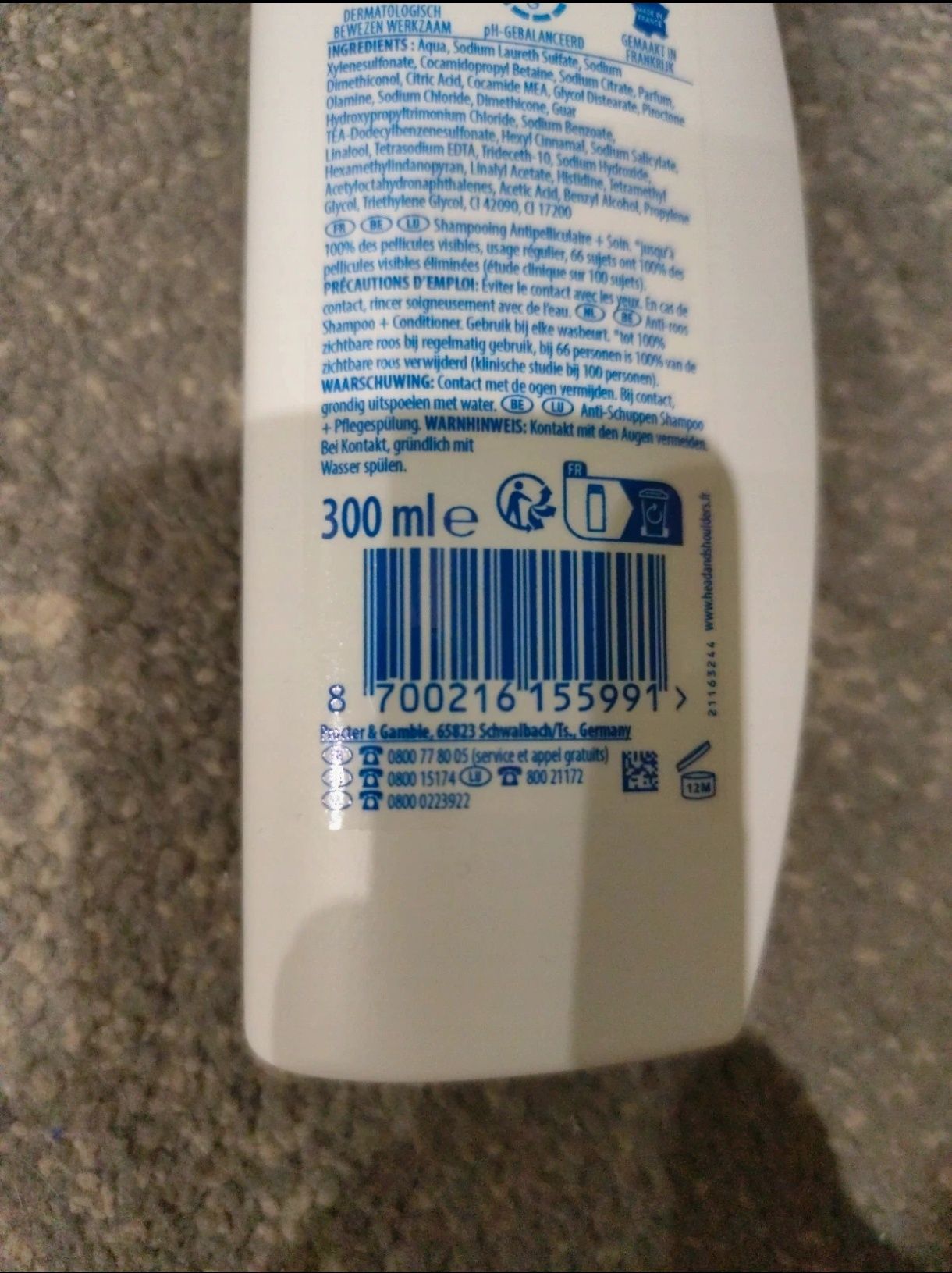 Head & shoulders classic 2in1