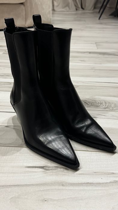 Шкіряні казаки Massimo Dutti 38р нові