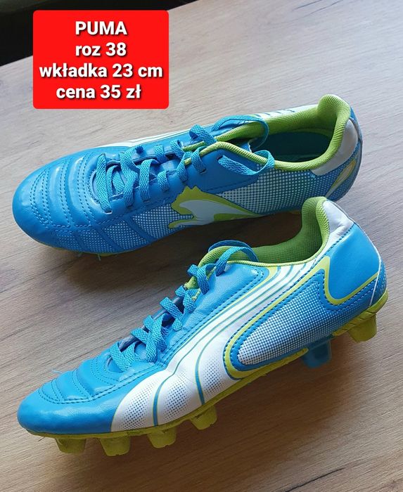 Korki piłkarskie Puma lanki buty sportowe piłka nożna 38