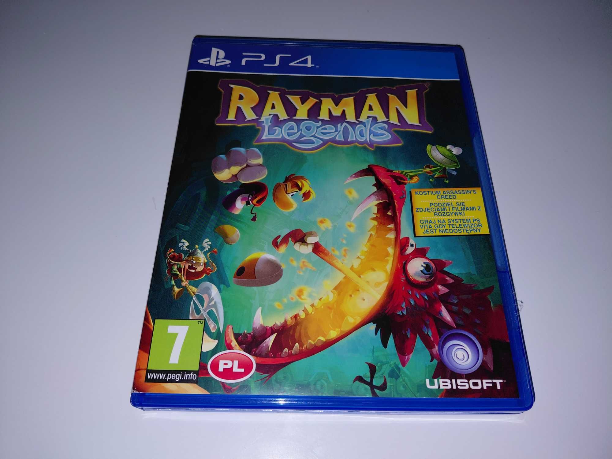 ps4 RAYMAN LEGENDS PL postacie mówią po polsku 1-4 graczy
