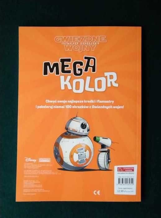Mega kolor kolorowanka kolorowanki Star Wars Skywalker Odrodzenie