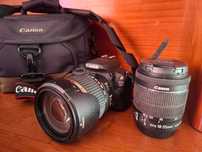 Canon eos 100d + objetiva 18-55mm e 18-270mm