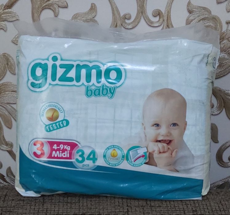 Підгузки Gizmo розмір 3