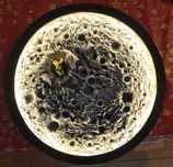 Lampa wisząca księżyc kosmos handmade