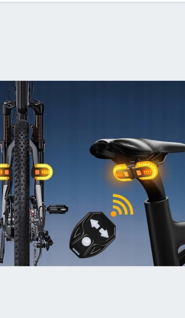 BEZPRZEWODOWE Kierunkowskazy  Rowerowe USB LED
