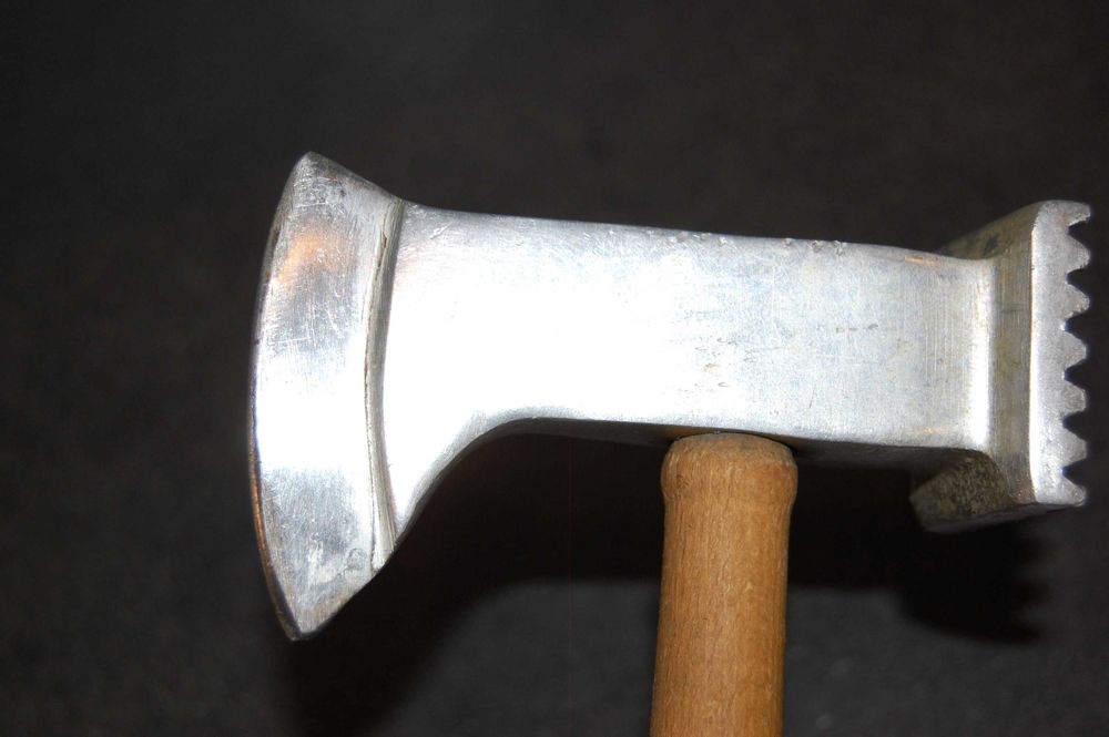 Tasak z tłuczkiem, kuchenny - PRL