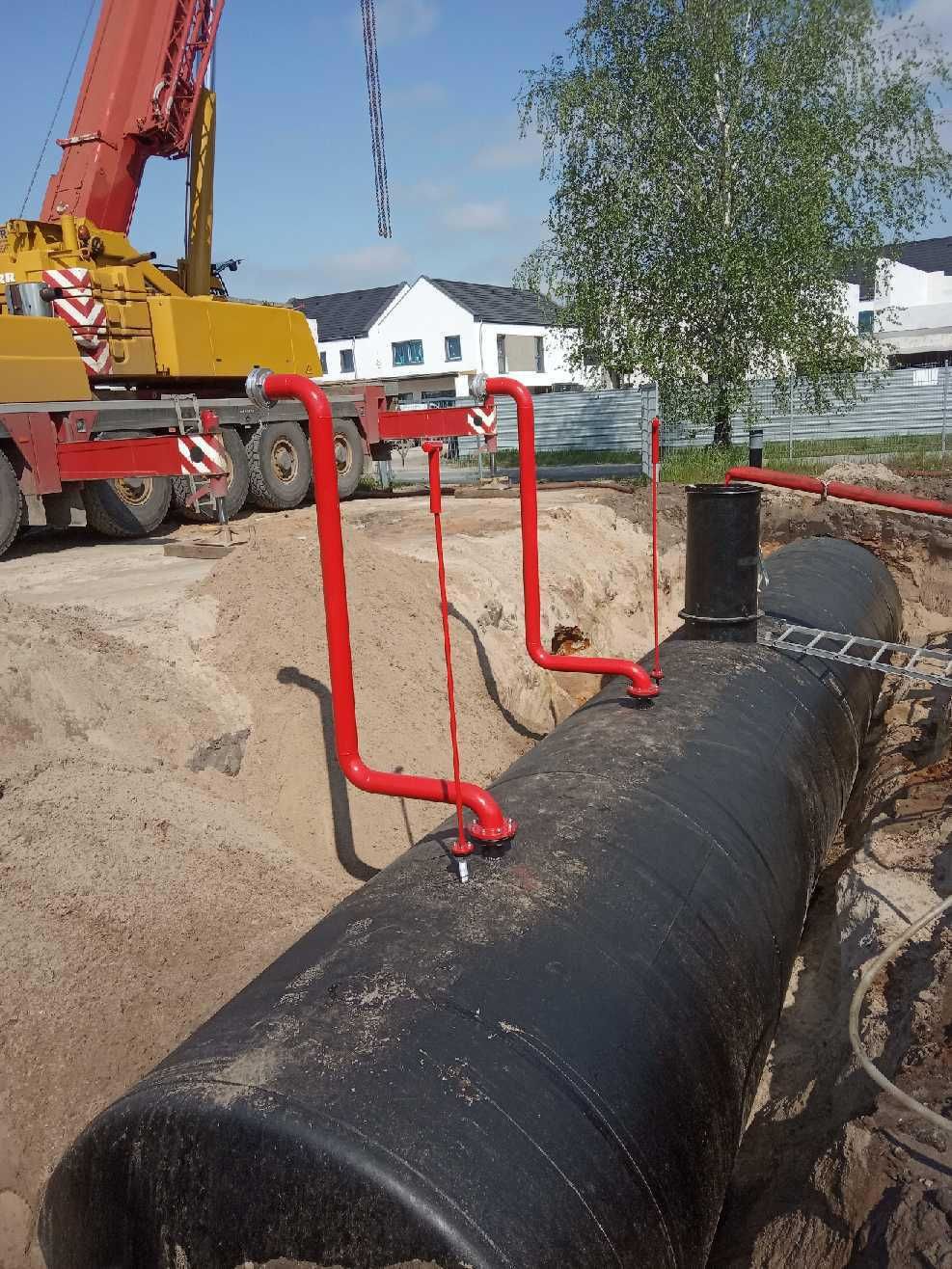 Zbiornik stalowy 100000- 100 000 woda p.poż 100m3 podziemny szambo