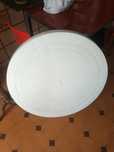 Mesa branca grande de plástico