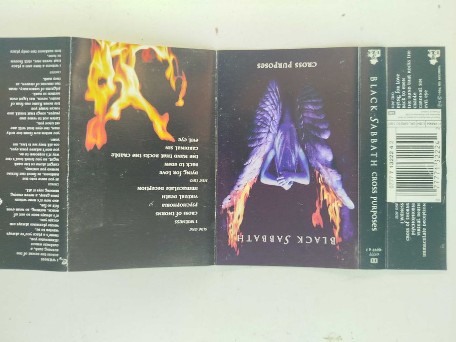 Black Sabbath Cross Purposes kaseta IRS