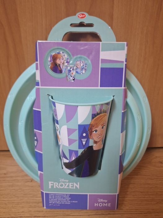 Frozen Kraina Lodu Zastawa stołowa kubek talerz miska