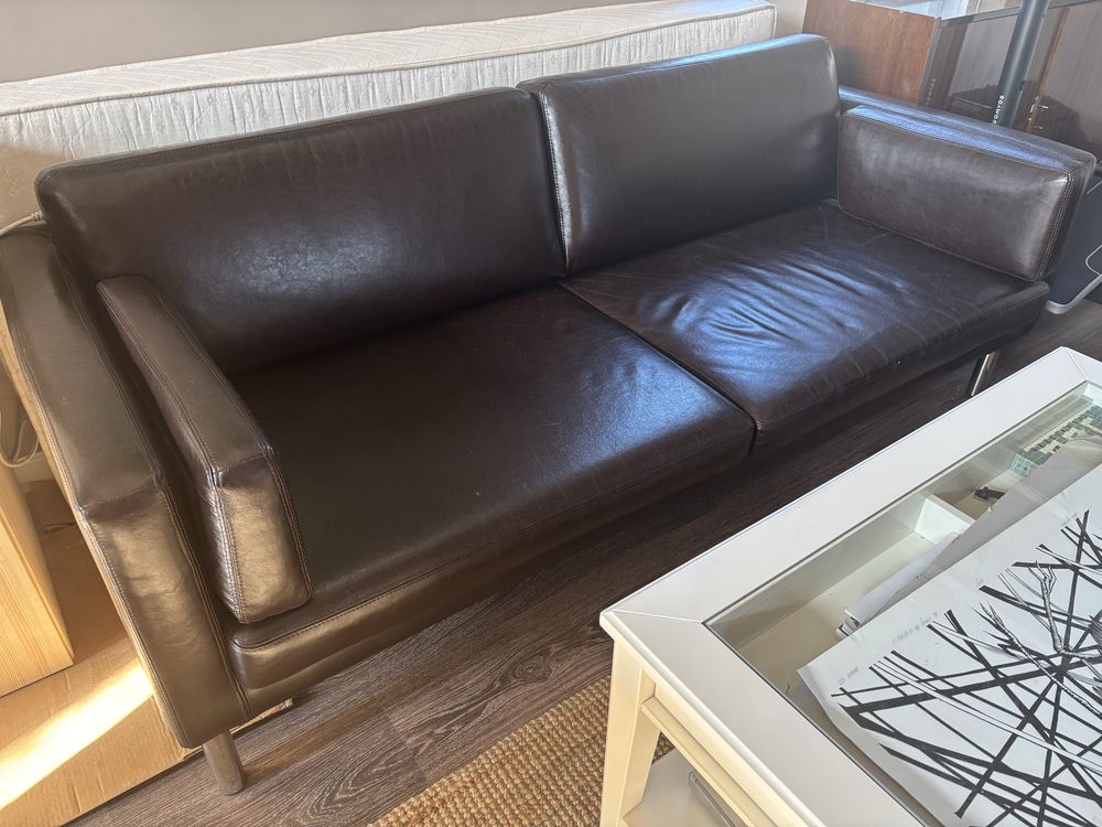 Sofa ze skóry ekologicznej